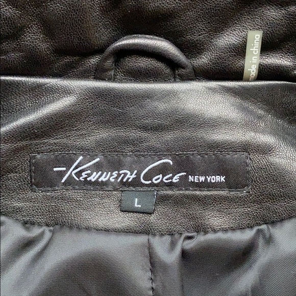Kenneth Cole 100% leather  jacket - Picture 6 of 10